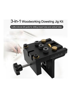 3 In 1 Woodworking Doweling Jig Kit With Positioning Clip Multicolour 18.00X14.00X14.00cm - v1629795472/N50366638A_7