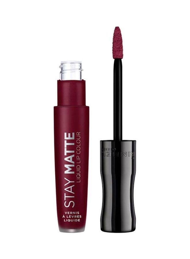 RIMMEL LONDON Stay Matte Liquid Lip Colour – 810 –Plum This Show  - Image 1