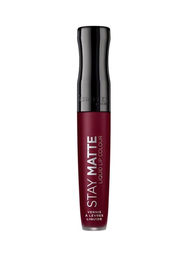 RIMMEL LONDON Stay Matte Liquid Lip Colour – 810 –Plum This Show  - Image 2