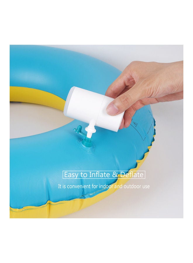 Generic Electric Air Pump With 3 Nozzles Blue 11.5x5x5cm  - Image 3