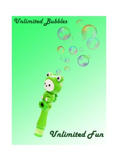 MYTOYS Cute Frog Bubble Wand With Music And Lights 24cm  - Image 1
