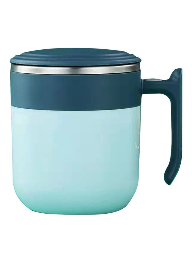 Self Stirring Mug With Lid Automatic Magnetic Stirring Coffee Cup Blue  - Image 1