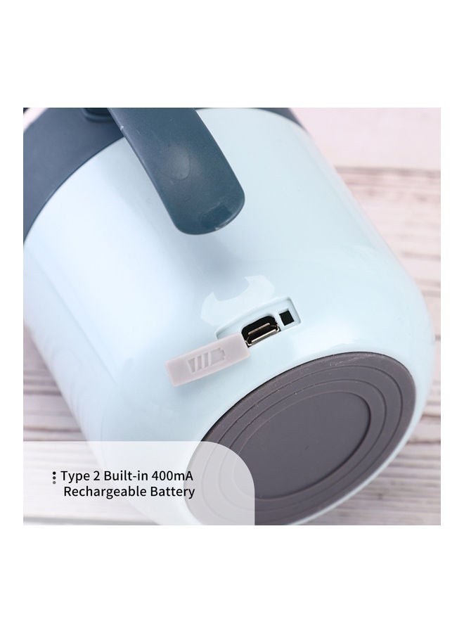 Self Stirring Mug With Lid Automatic Magnetic Stirring Coffee Cup Blue  - Image 3