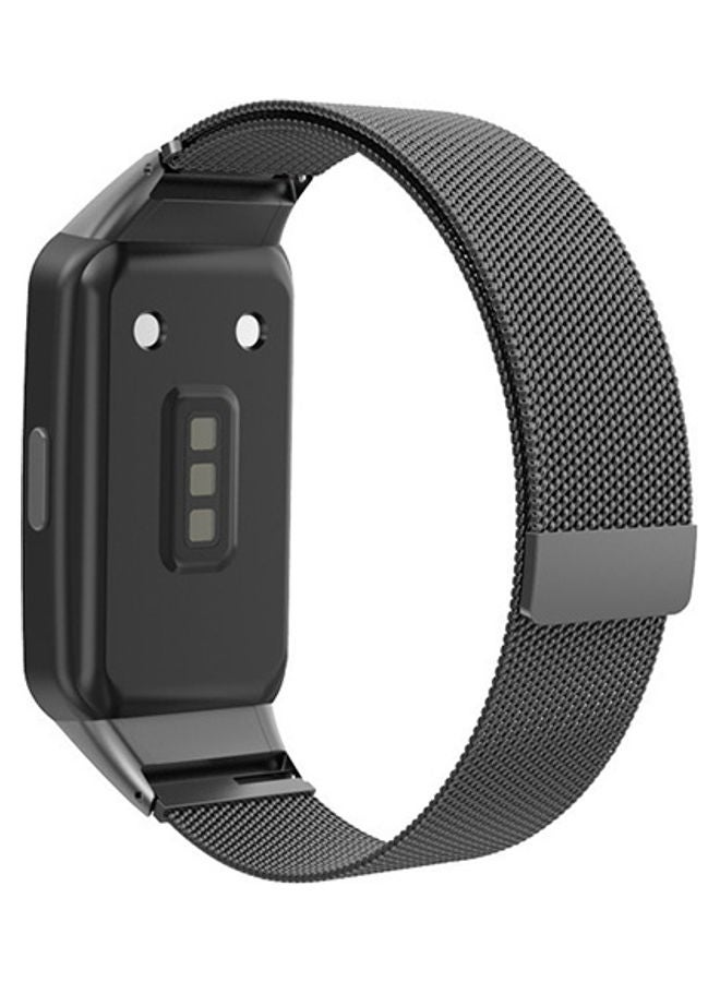 S-Color - Replacement Strap For Huawei Band 6 Black - Image 1