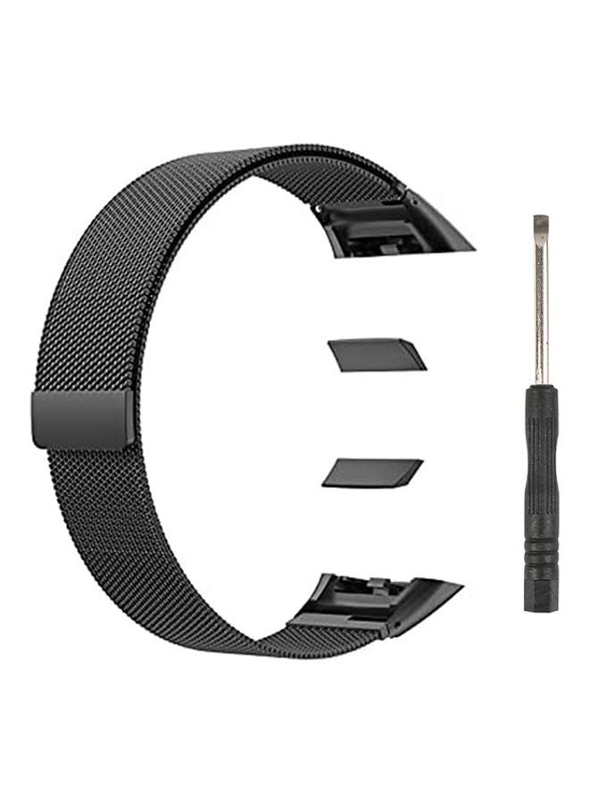 S-Color - Replacement Strap For Huawei Band 6 Black - Image 1