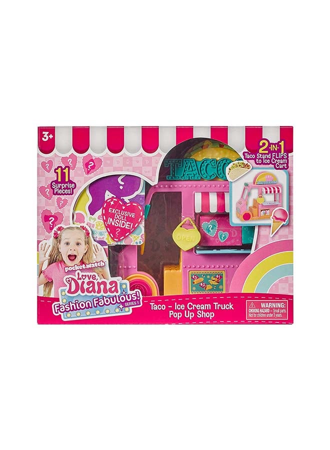 Love Diana Fashion Fab 2 in 1 Playset - Taco Truck - Suitable For 3 years+  - Image 3