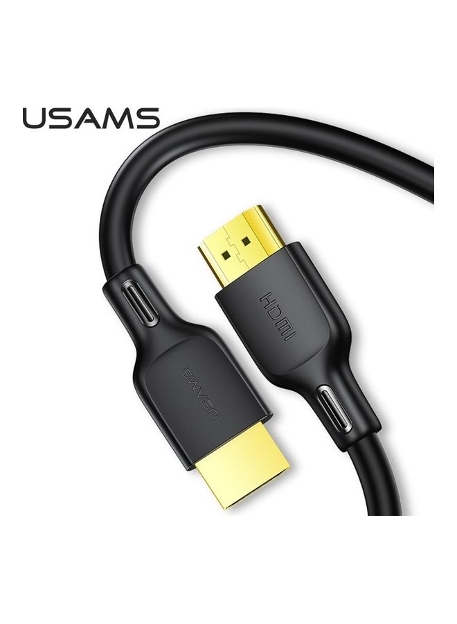 Usams U49 HDMI HD Video Cable 1.8m Black - Image 1