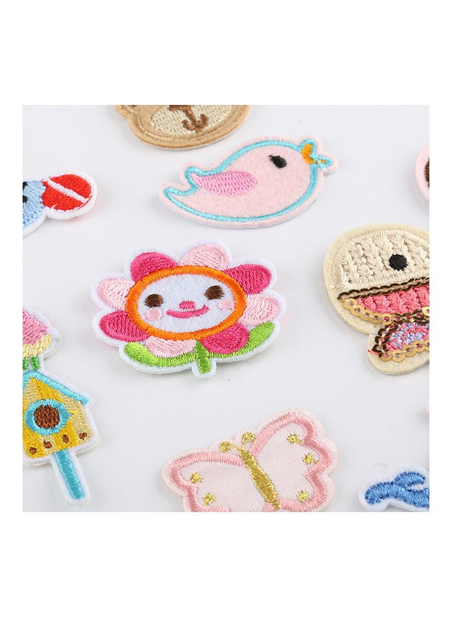 39-Piece Iron Sew on Stickers Mixed Embroidery Cloth Decorative Accessories Embroider Badge Multicolour - Image 5