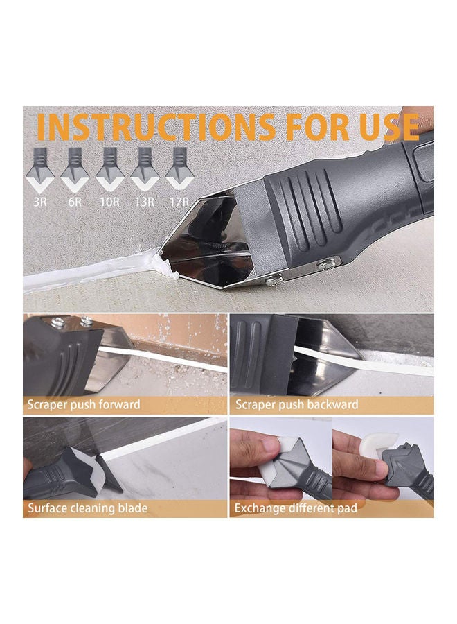 19-Piece 3 in 1 Silicone Caulking Sealant Finishing Tool Blue  - Image 5