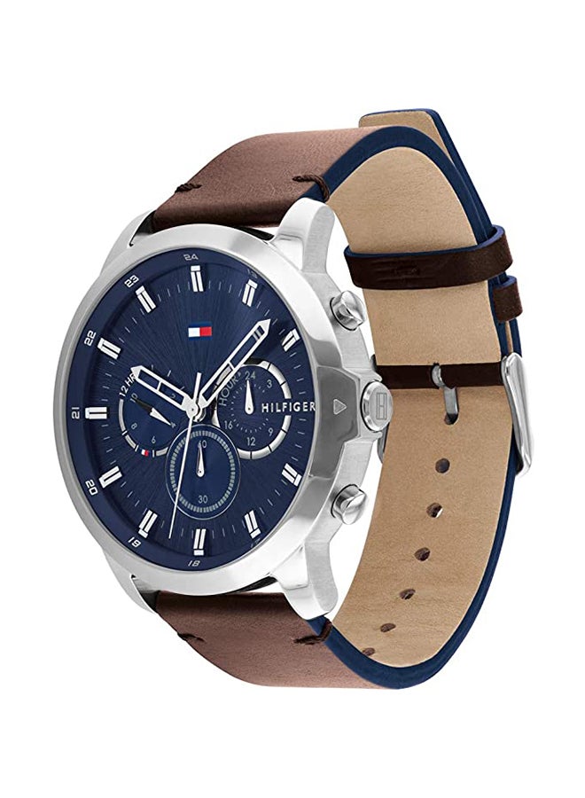 TOMMY HILFIGER - Men's Leather Analog Wrist Watch 1791797 - Image 1