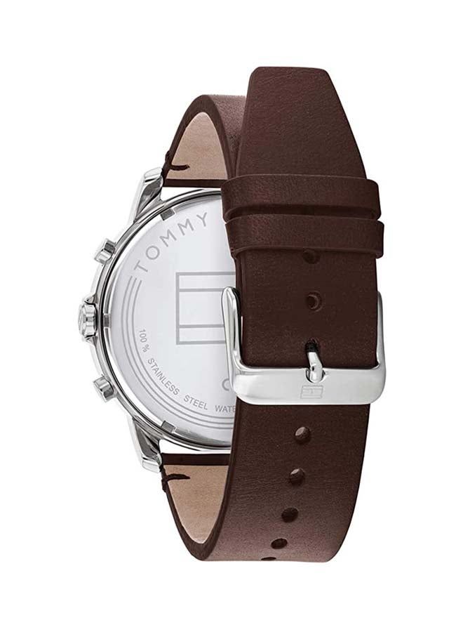 TOMMY HILFIGER - Men's Leather Analog Wrist Watch 1791797 - Image 1