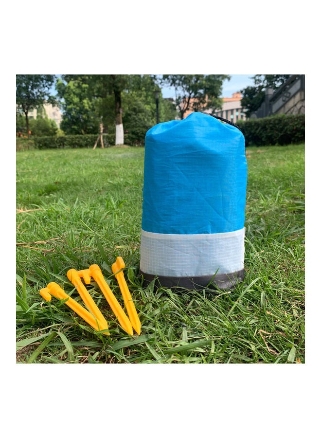 Camping Waterproof Beach Mat Gray White Blue 19x3x11cm - Image 2