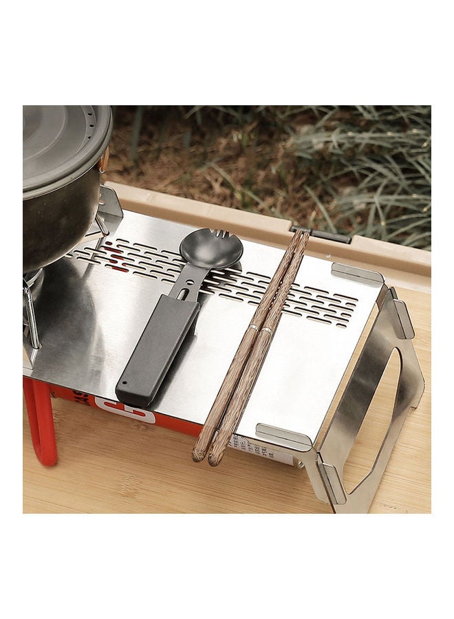 Generic - Stainless Steel Stove Stand 36x16x10cm - Image 1