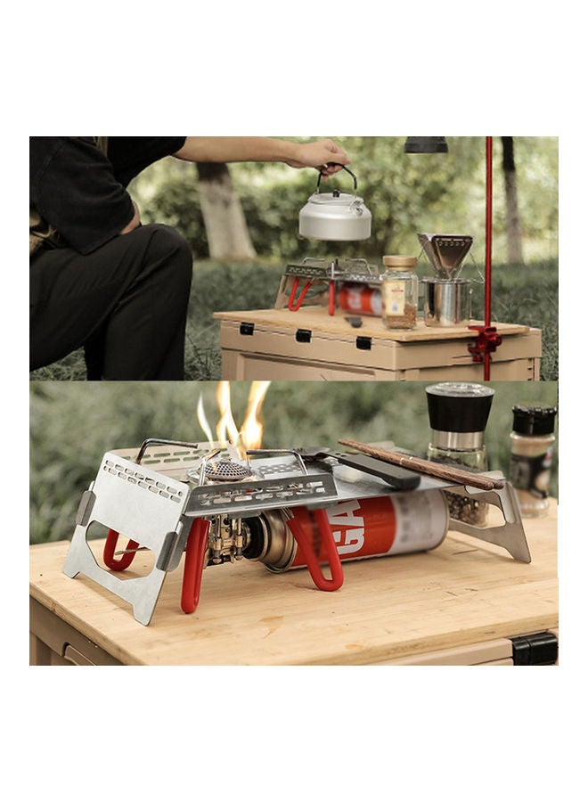 Generic - Stainless Steel Stove Stand 36x16x10cm - Image 1