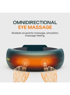 JOYROOM Warm Care Vibration Eye Massager Dark Green  - Image 2