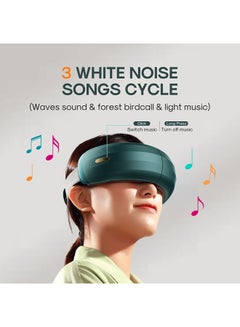 JOYROOM Warm Care Vibration Eye Massager Dark Green  - Image 4