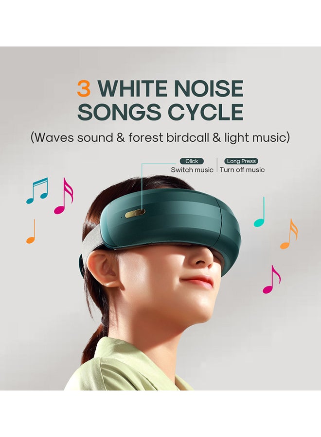 جوي روم جهاز تدليك العين يعمل بالاهتزاز لعناية دافئة بلون أخضر فاتح - Image 4