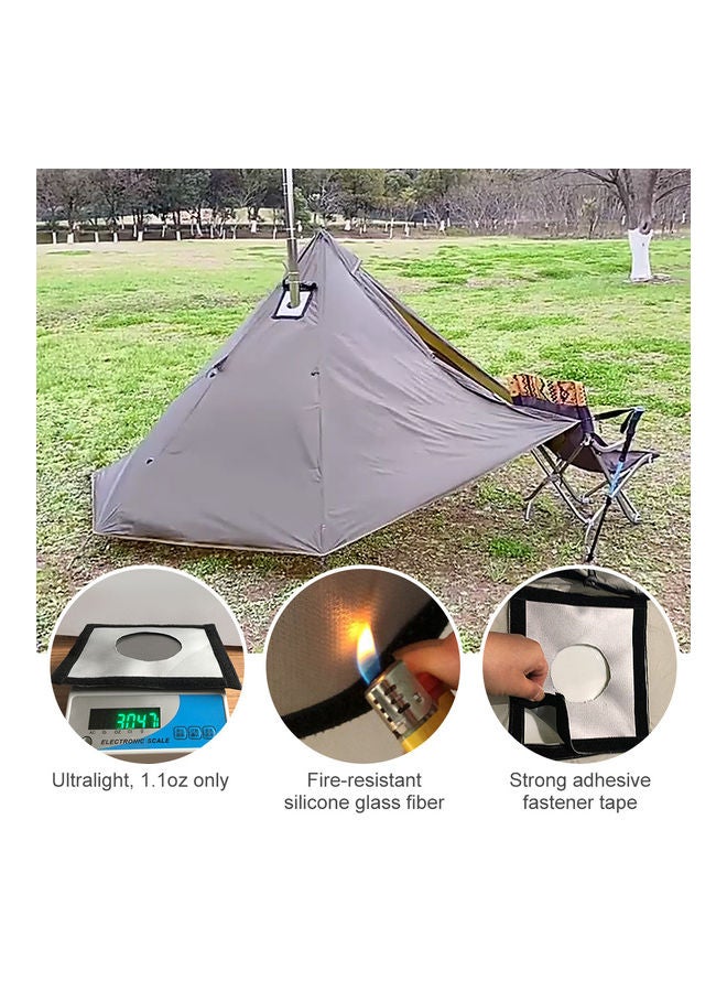 Generic Fireproof Tent Stove Jack 23x20cm - Image 3