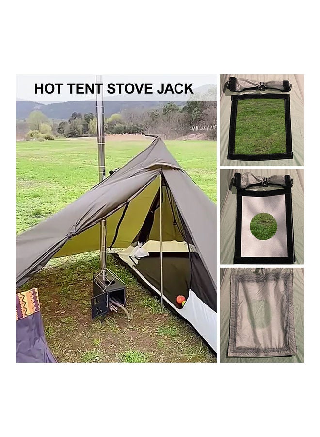 Generic Fireproof Tent Stove Jack 23x20cm - Image 5