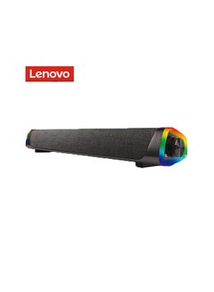 Lecoo DS101 Wired Desktop Speakers Cool Lighting surround 4D Shocking Sound Surround Sound Stunning Sound Quality for Laptop Desktop TV Mobile Phone Black