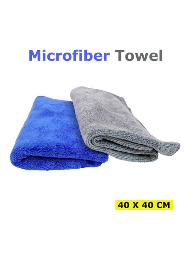 Pack Of 2 Car Cleaning Microfiber Towels - Image 1