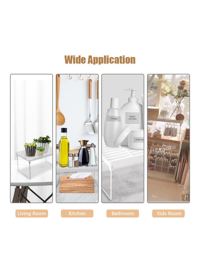 Generic Stackable Countertop Shelf White  - Image 3