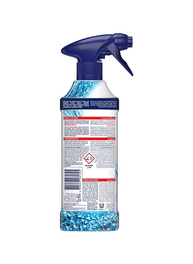Jif Foam Bathroom Spray Hard Surface Cleaners Multicolour 450ml - Image 3