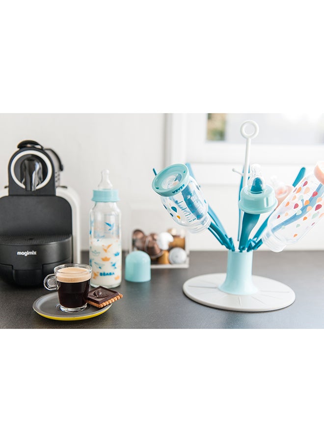 BEABA - Flower Foldable Draining Rack - Blue - Image 1