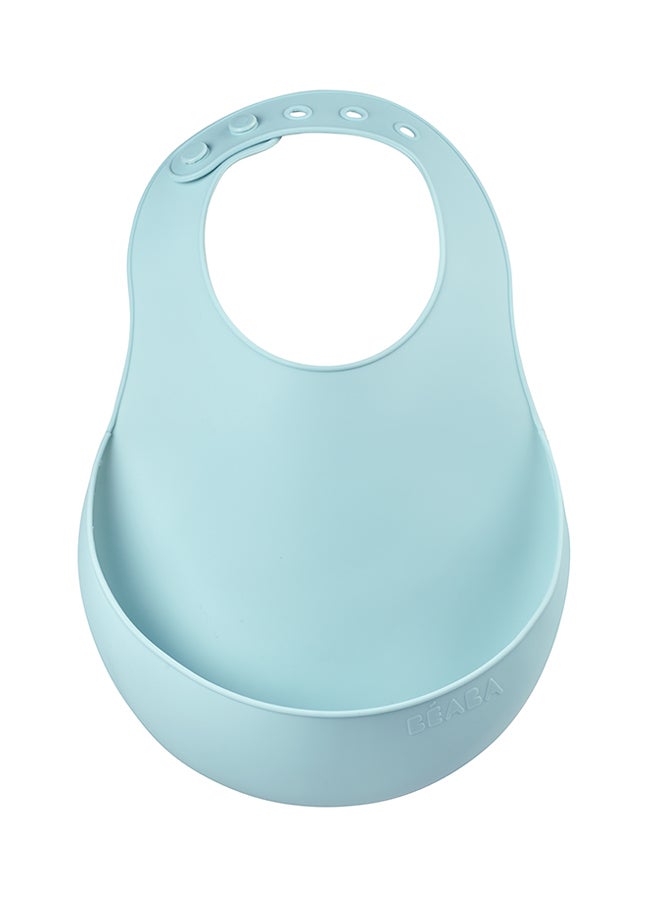 BEABA Airy Baby Silicone Bib Green - Image 1