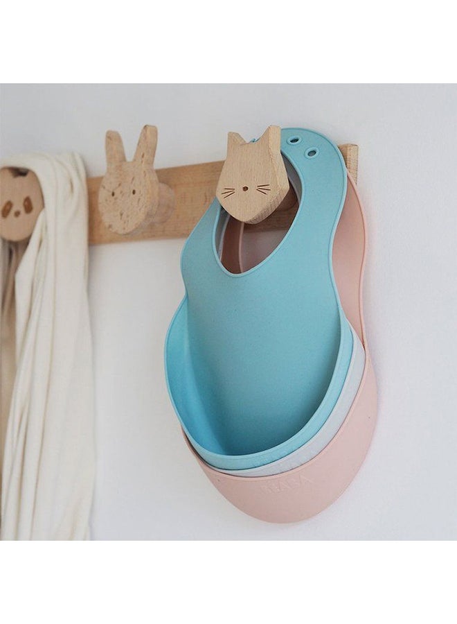 BEABA Airy Baby Silicone Bib Green - Image 5