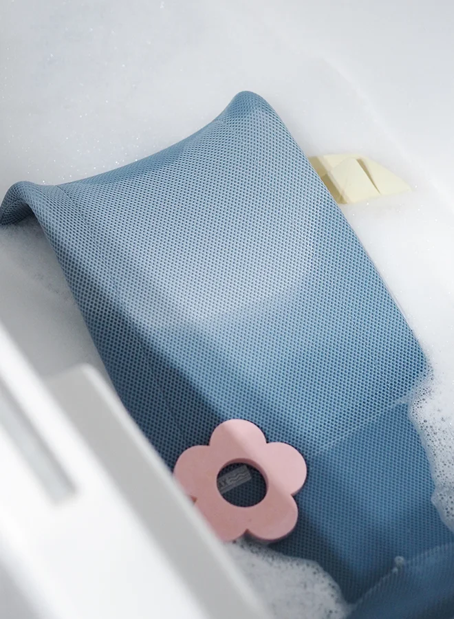 BEABA Baby Bath Seat Ergonomic Ideal For Newborns Made In France Parma Grey