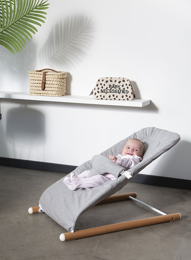 CHILDHOME - Evolux Bouncer With Cover - Grey - Image 1