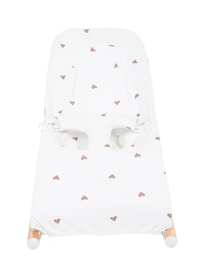 CHILDHOME Hearts Print Baby Bouncer Cover