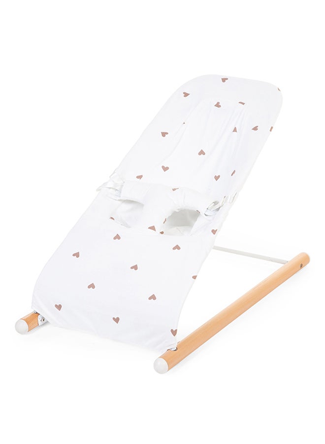 CHILDHOME Hearts Print Baby Bouncer Cover  - Image 2