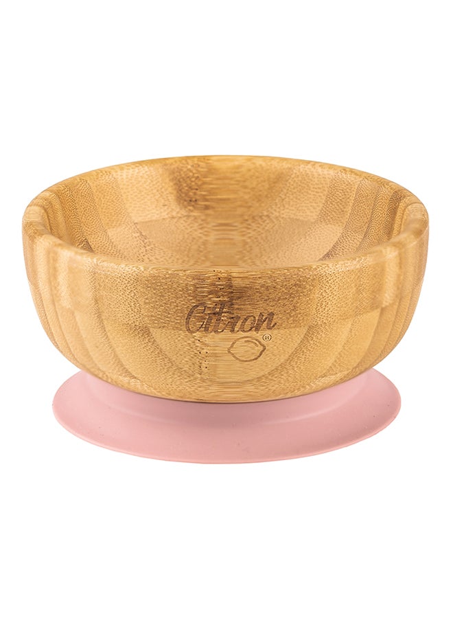 Bamboo Baby Bowlsilicone Suction, Suction Plates And Bowls For Toddlers 6 Months And Older - Pink - v1629808610/N50359477A_2