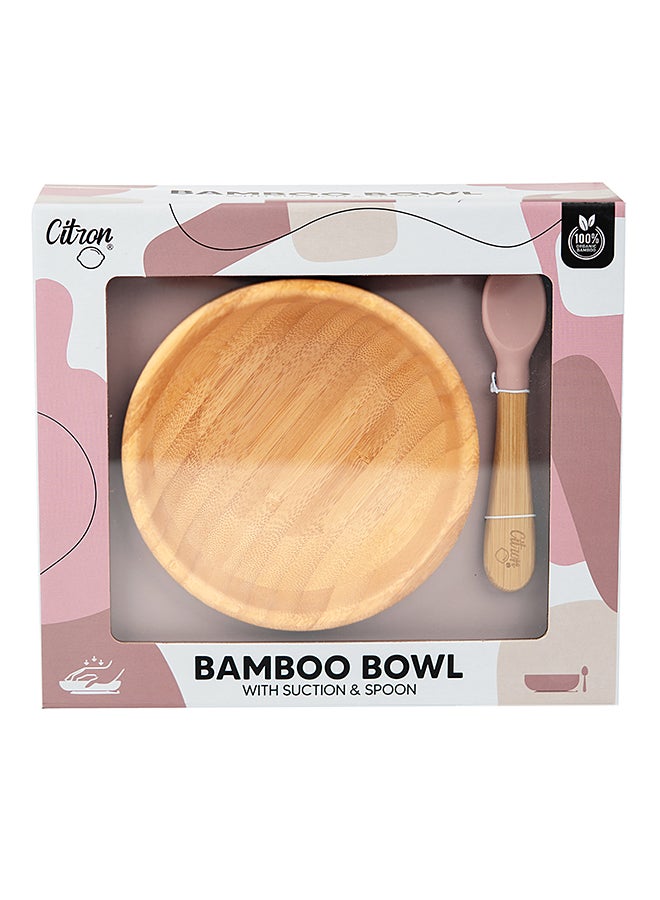 Bamboo Baby Bowlsilicone Suction, Suction Plates And Bowls For Toddlers 6 Months And Older - Pink - v1629808610/N50359477A_5