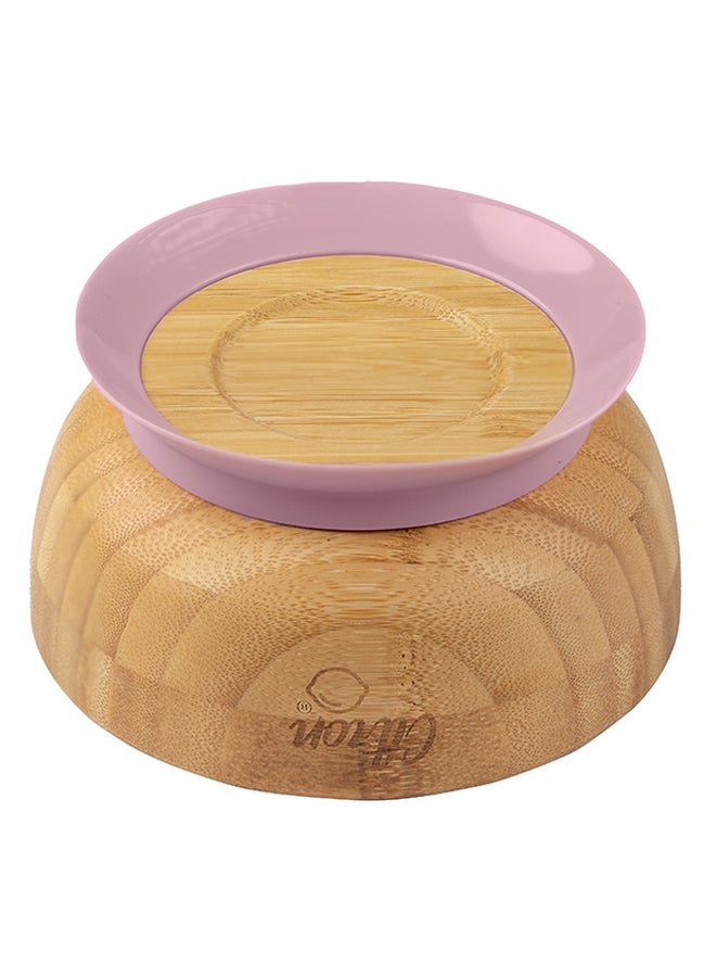 Bamboo Baby Bowlsilicone Suction, Suction Plates And Bowls For Toddlers 6 Months And Older - Pink - v1629808611/N50359477A_4