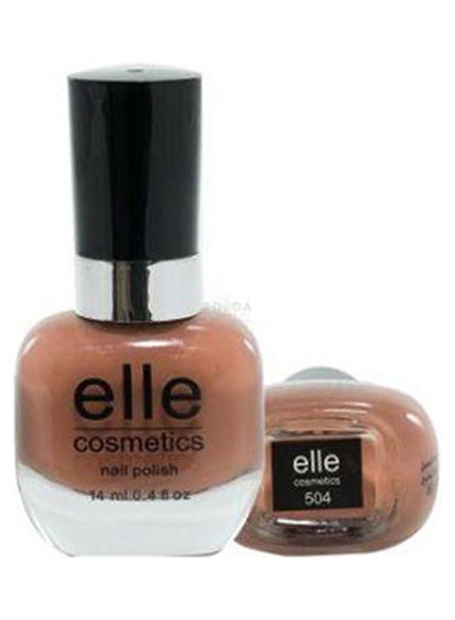 إيل كوزميتكس طلاء أظافر 504. البني الفاتح