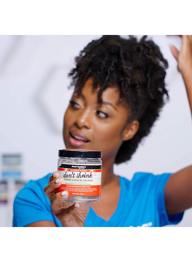 Aunt Jackie's Flaxseed Recipes Don't Shrink Elongating Hair Curling Gel 426grams  - Image 4