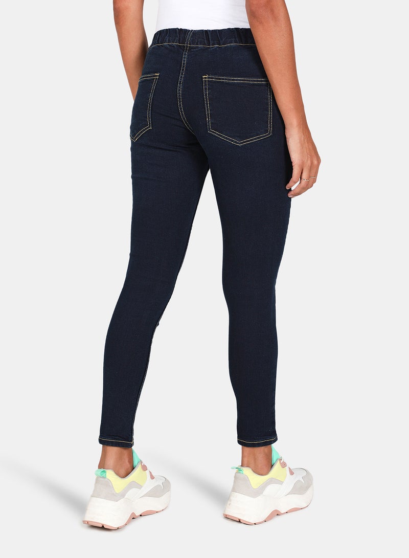 OFFROAD - Basic Jeggings Dark Blue - Image 1