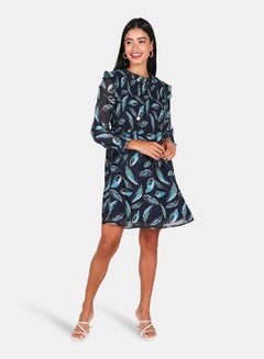 OFFROAD Casual Dress Navy Blue/Black  - Image 1