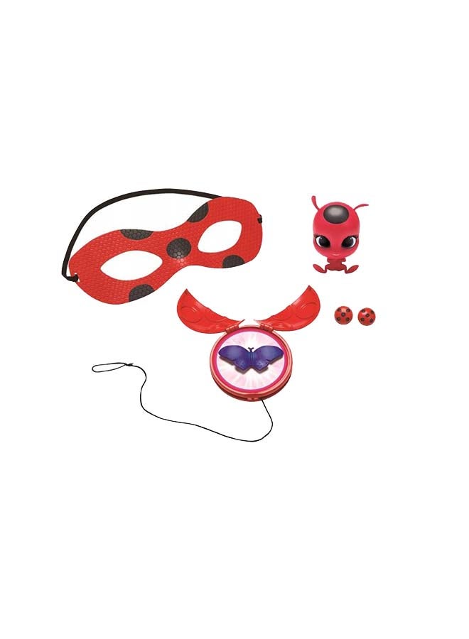 ميراكيولس مجموعة أزياء لعب الأدوار هيروز - طقم ملابس بتصميم لشخصية الدعسوقة مناسب لعمر 4 سنوات وما فوق 1سم - Image 1