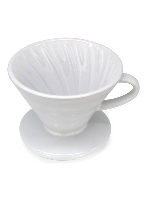 Coffee Dripper White 12 x 11.2 x 8.6cm