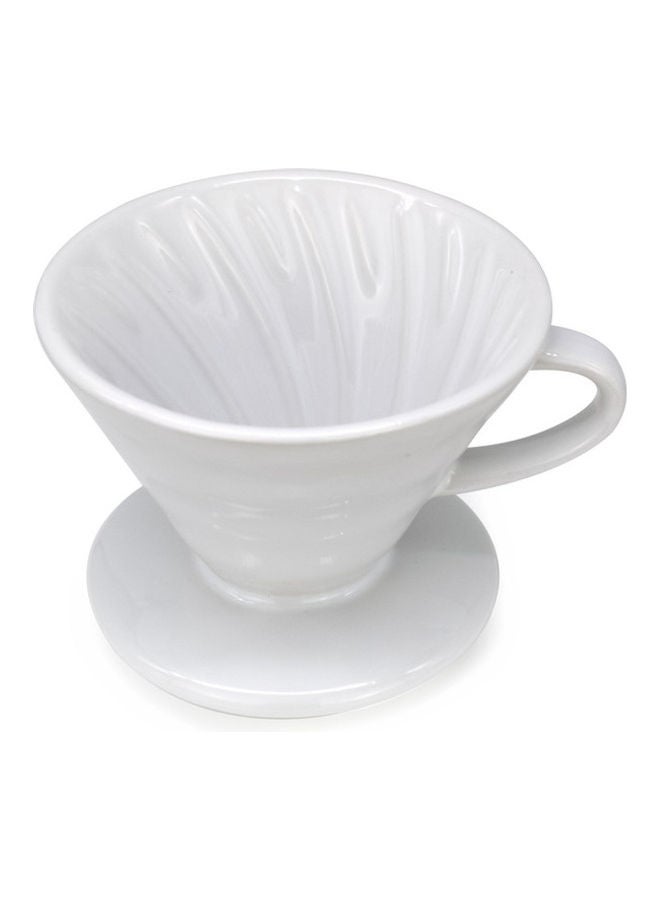 Coffee Dripper White 12 x 11.2 x 8.6cm