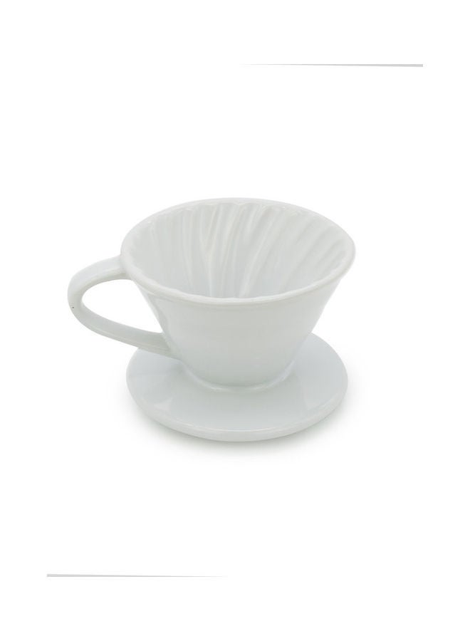 Coffee Dripper White 12 x 11.2 x 8.6cm