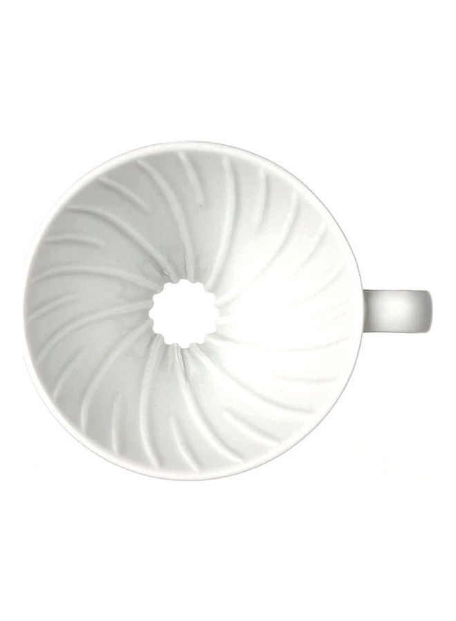 Coffee Dripper White 12 x 11.2 x 8.6cm