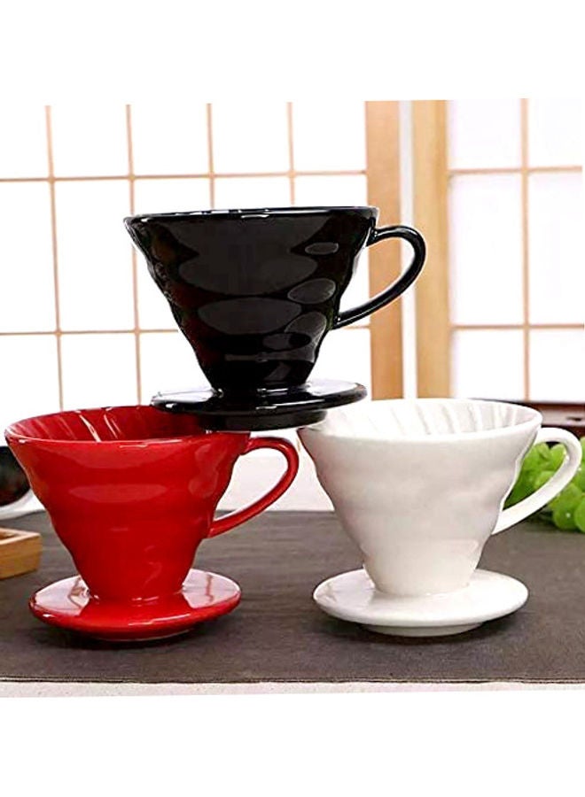 Coffee Dripper White 12 x 11.2 x 8.6cm