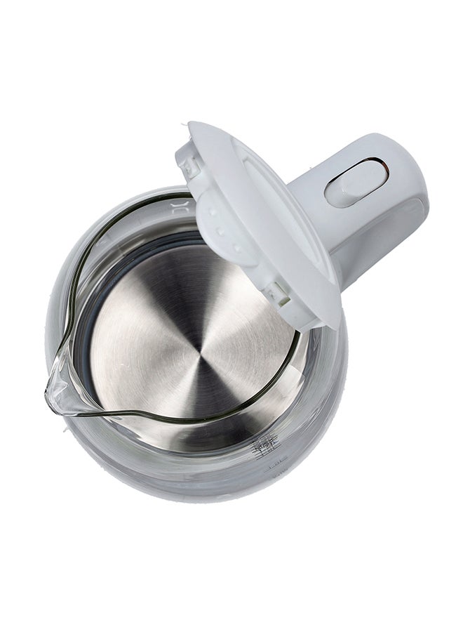 KRYPTON - Electric Glass Kettle,360-Degree Rotational Base 1.7 L 2200 W KNK5276 Clear - Image 1