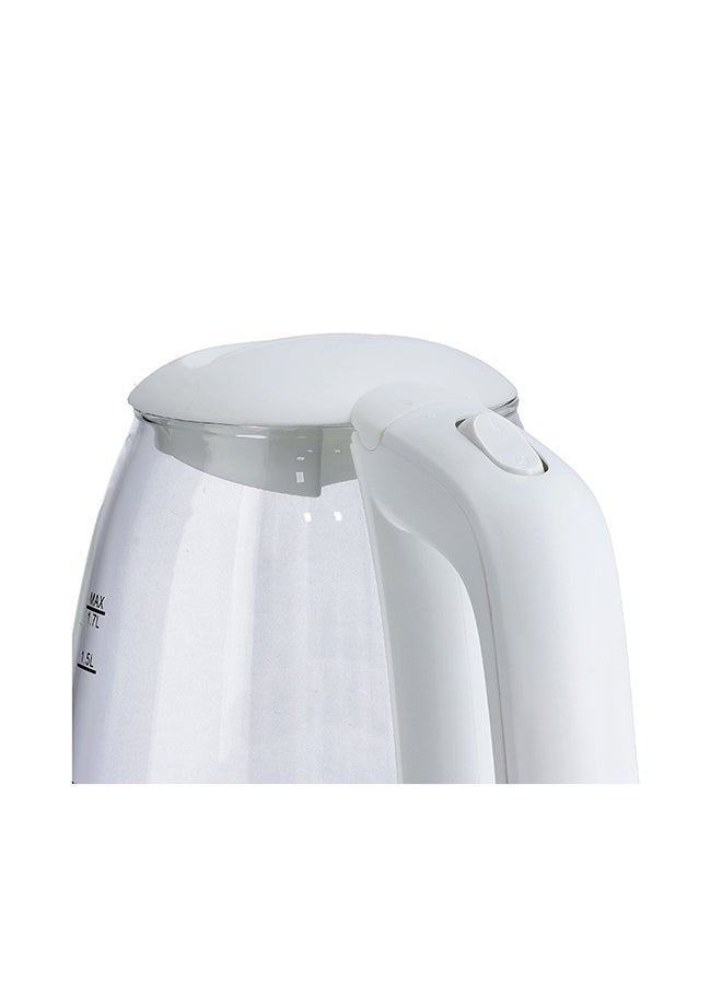 KRYPTON - Electric Glass Kettle,360-Degree Rotational Base 1.7 L 2200 W KNK5276 Clear - Image 1