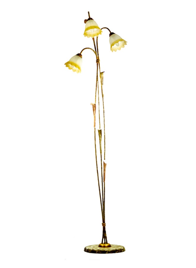 AL MASAH CRYSTAL - Decorative Floor Lamp Gold/Beige 50x183cm - Image 1